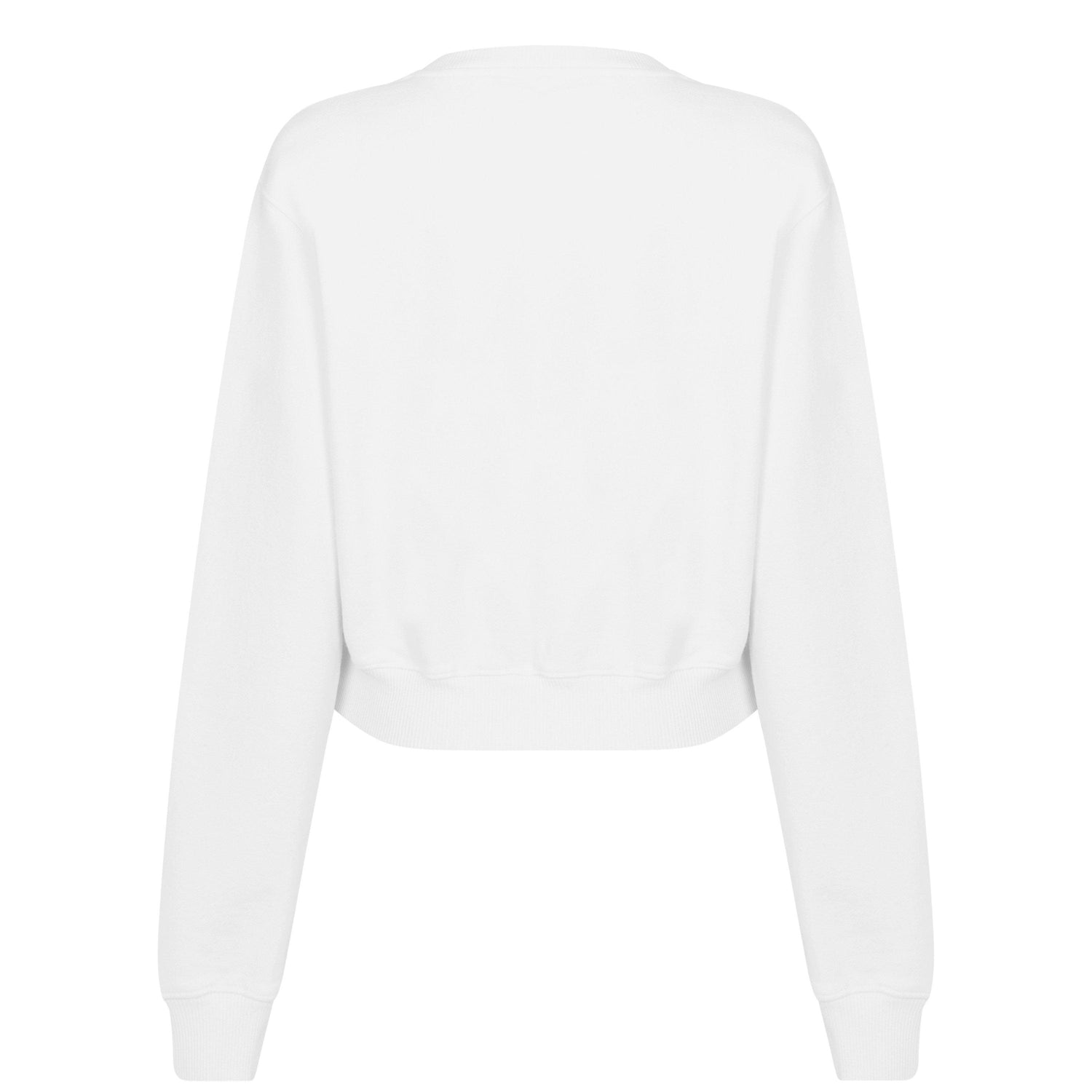 Stamp Cotton Long Sleeve Crew Sweatshirt