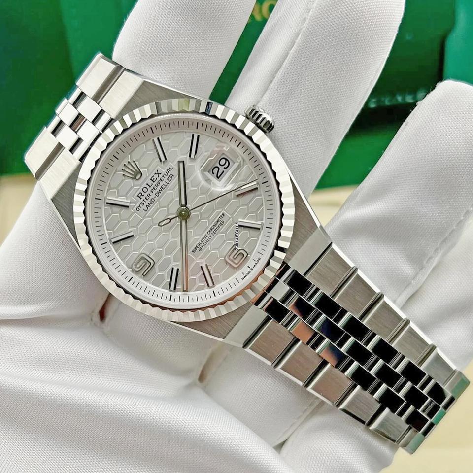 Rolex | Land-Dweller | 127334-0001 | Gold/Steel | 40mm mm | Steel | White | Automatic