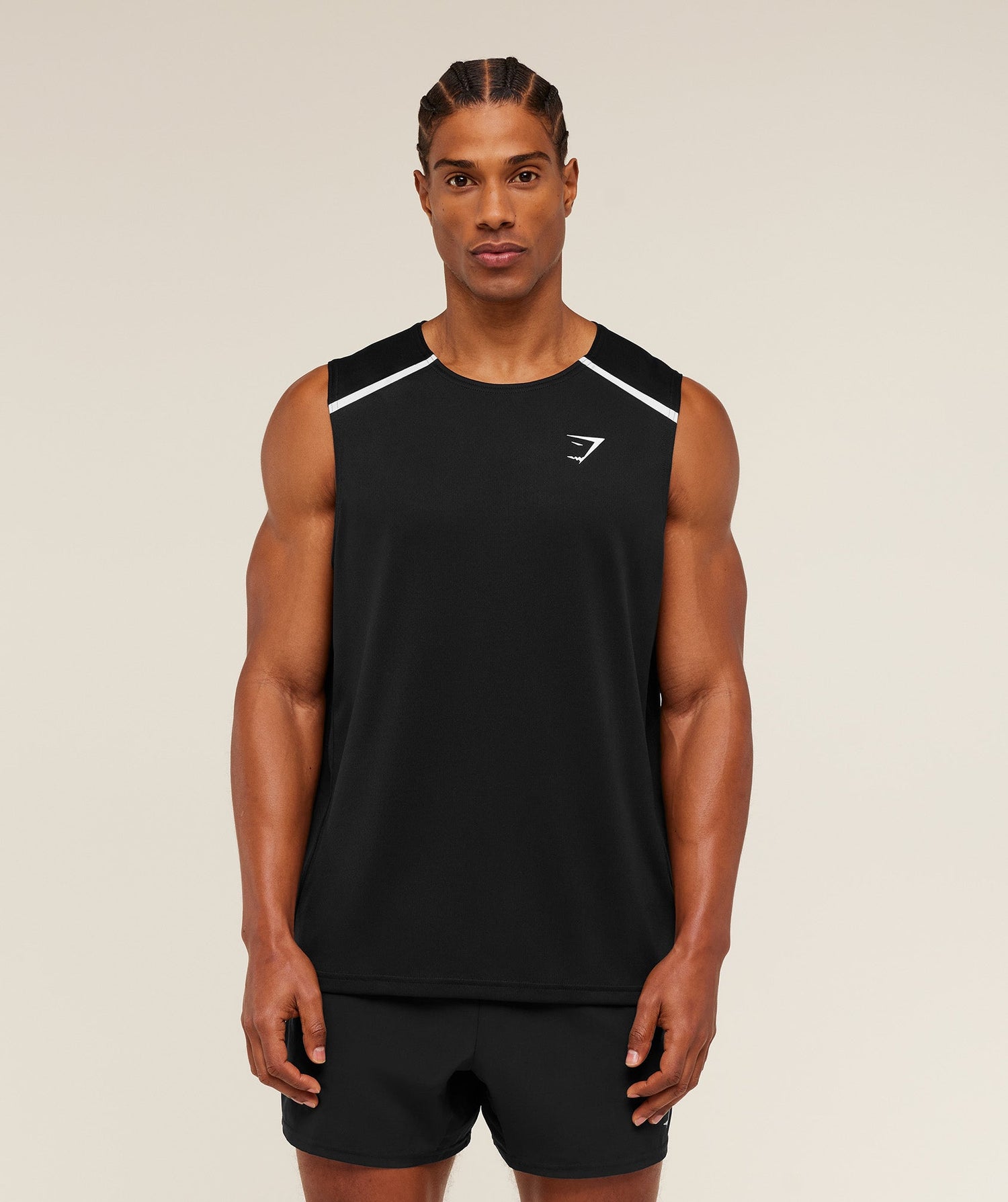 Gymshark Arrival Contrast Tank - Black