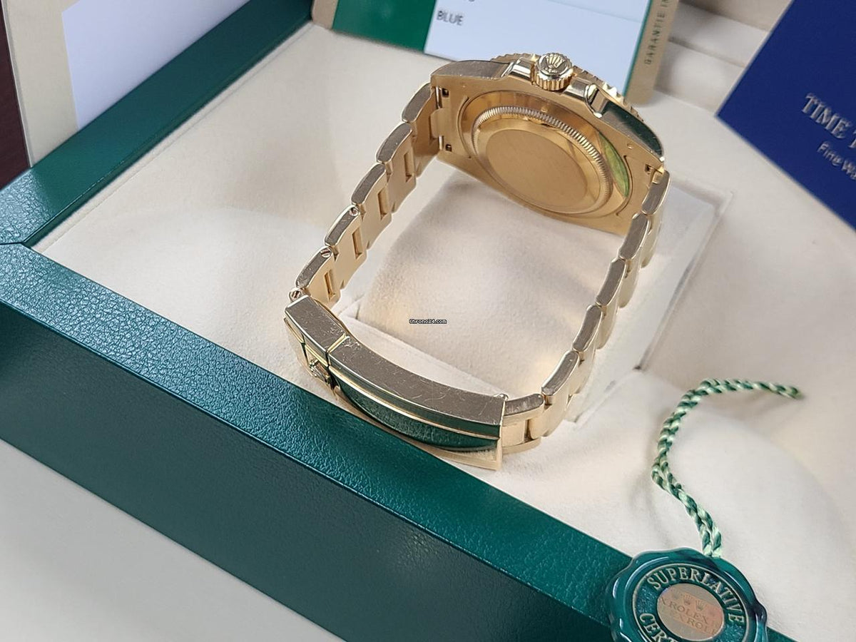 Rolex | Submariner | 116618LB | Yellow gold | 40 mm | Yellow gold | Blue | Automatic