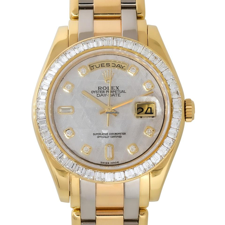 Rolex | Day-Date | 18958BR | Yellow gold | 39 mm | Yellow gold | Meteorite | Automatic