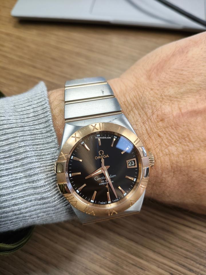 Omega Constellation Men Gold Steel