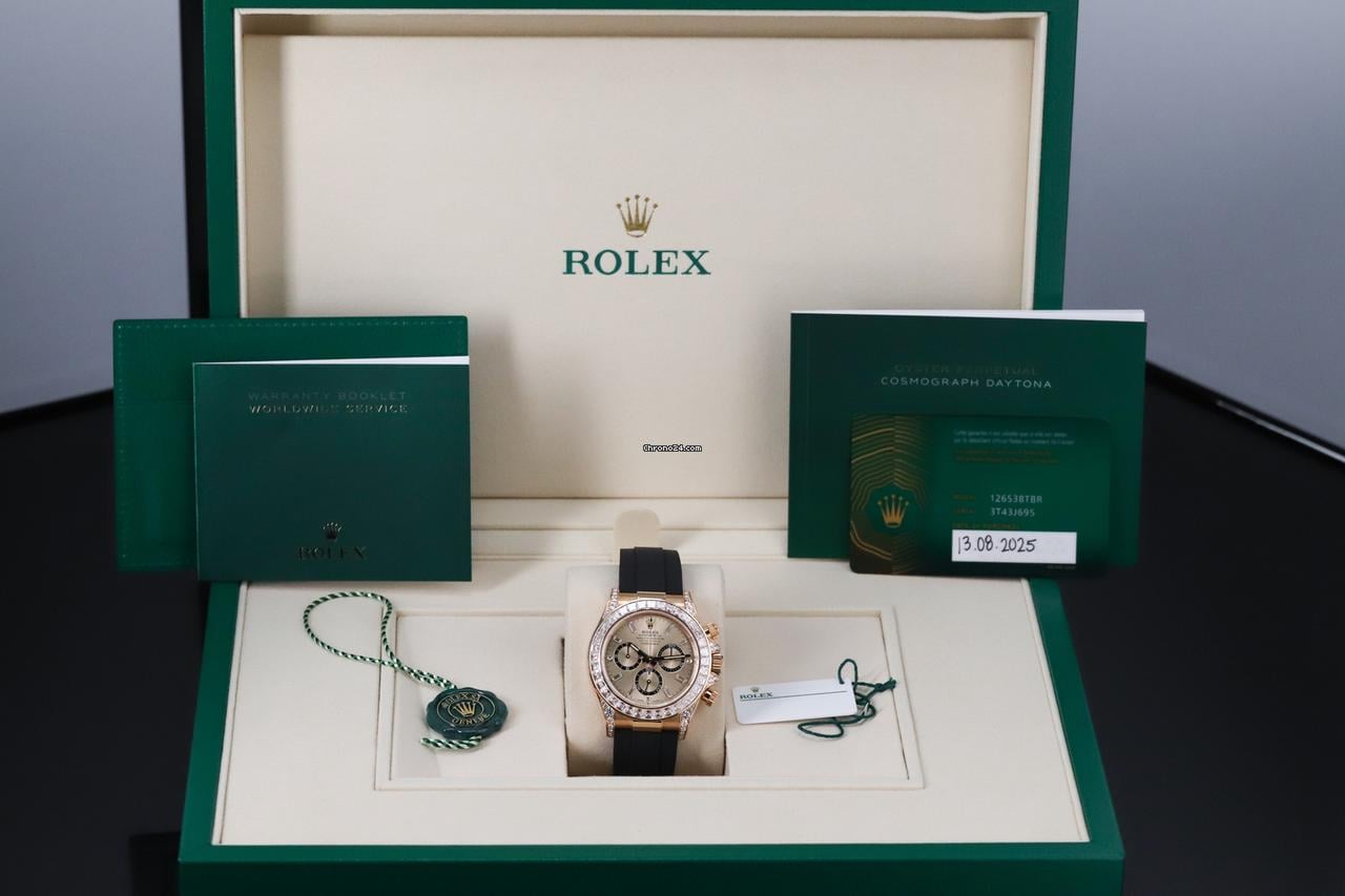 Rolex | Daytona | 126538TBR | Yellow gold | 40 mm | Rubber | Champagne | Automatic