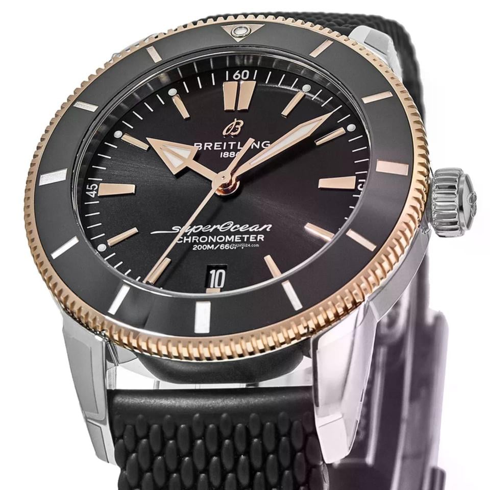 Breitling Superocean Heritage II B20 Automatic Black Dial Stainless Steel 44mm UB2030121 B1 S1 Complete Full Set