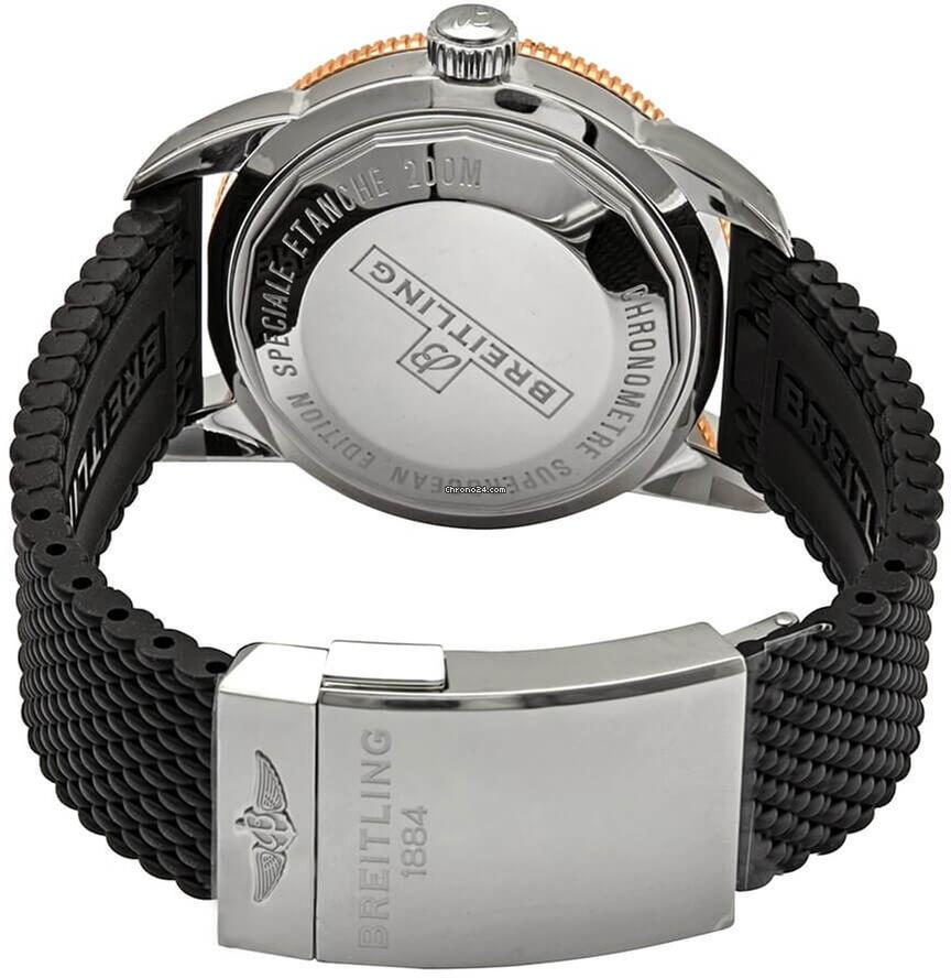 Breitling Superocean Heritage II B20 Automatic Black Dial Stainless Steel 44mm UB2030121 B1 S1 Complete Full Set