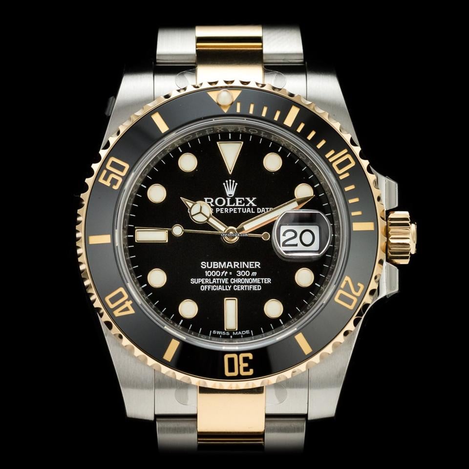 Rolex | Submariner | 116613LN | Gold/Steel | 40 mm | Black | Automatic