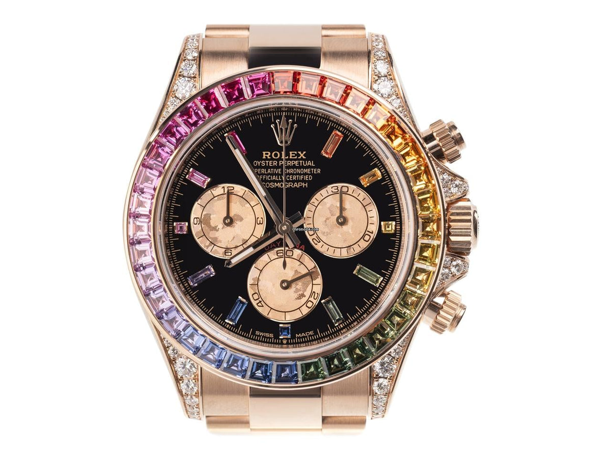 Rolex | Daytona | 126595RBOW | Rose gold | Rose gold | Black | Automatic