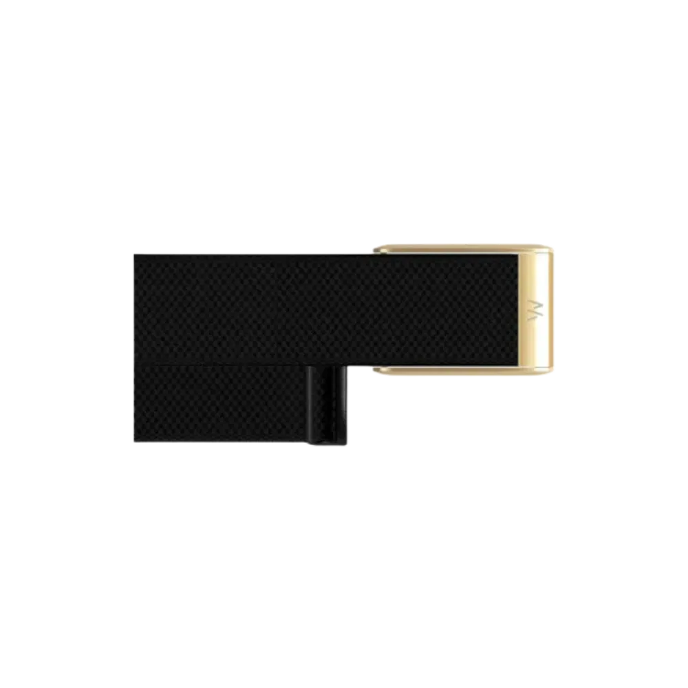 Whoop 5.0 Peak / MG Life Superknit Luxe Obsidian with Gold Band (Strap Only)