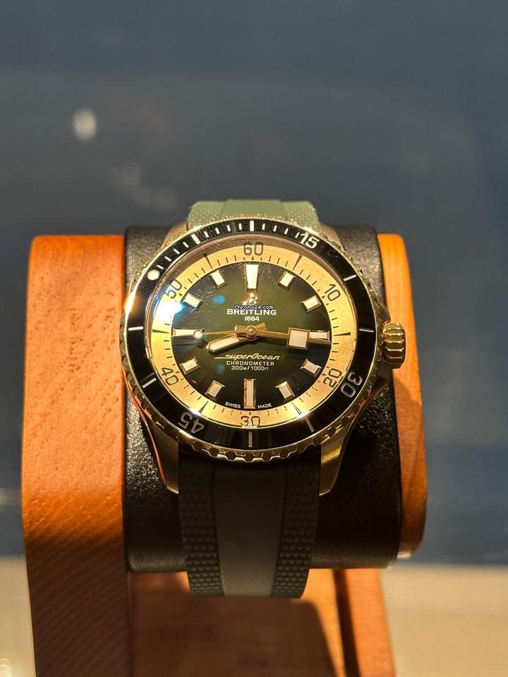 Breitling Superocean 42 Green full set