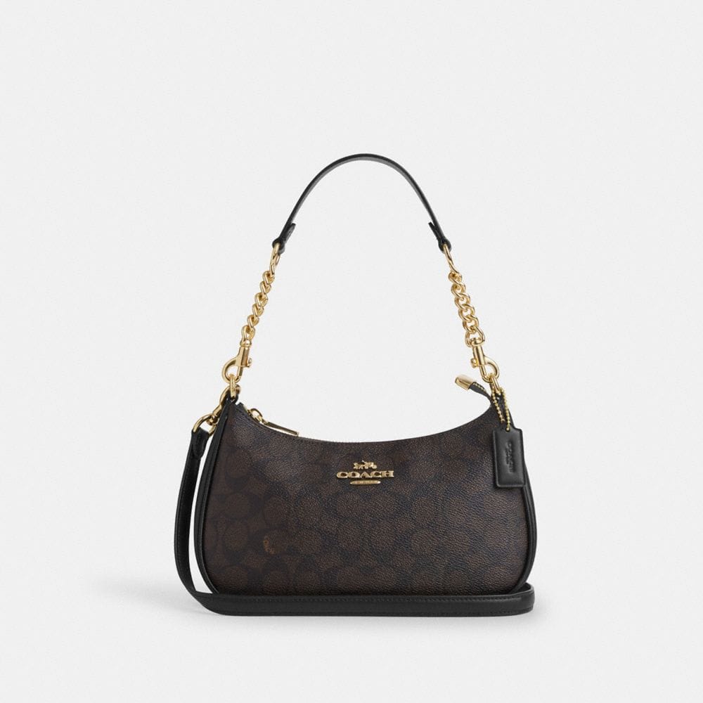 Coach Teri Shoulder Bag In Signature Canvas