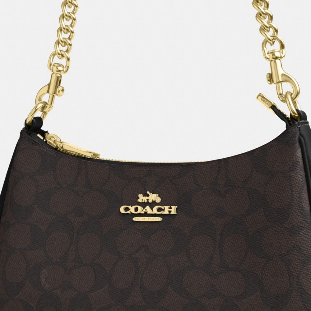 Coach Teri Shoulder Bag In Signature Canvas
