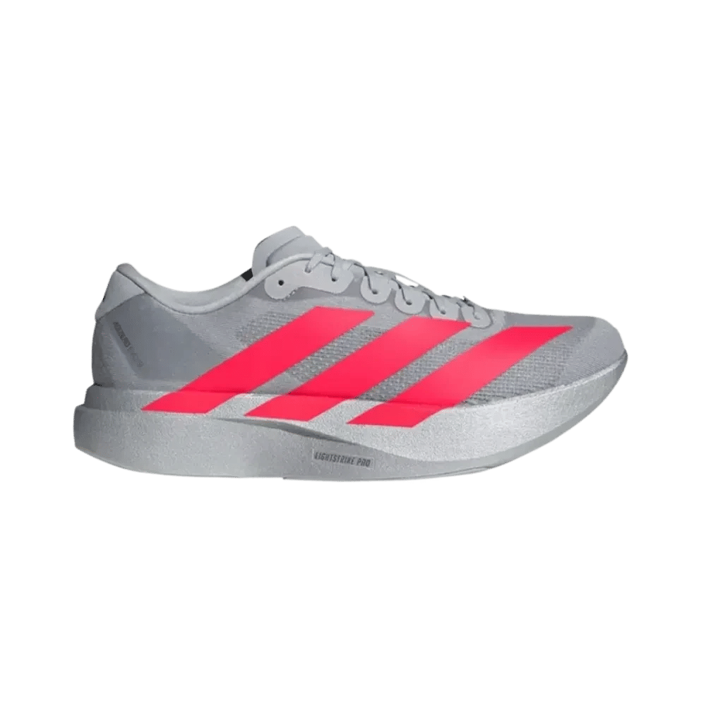 adidas Adizero Evo SL Silver Metallic Lucid Red