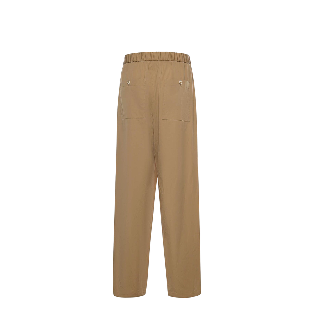 Poplin Cargo Trousers - Beige
