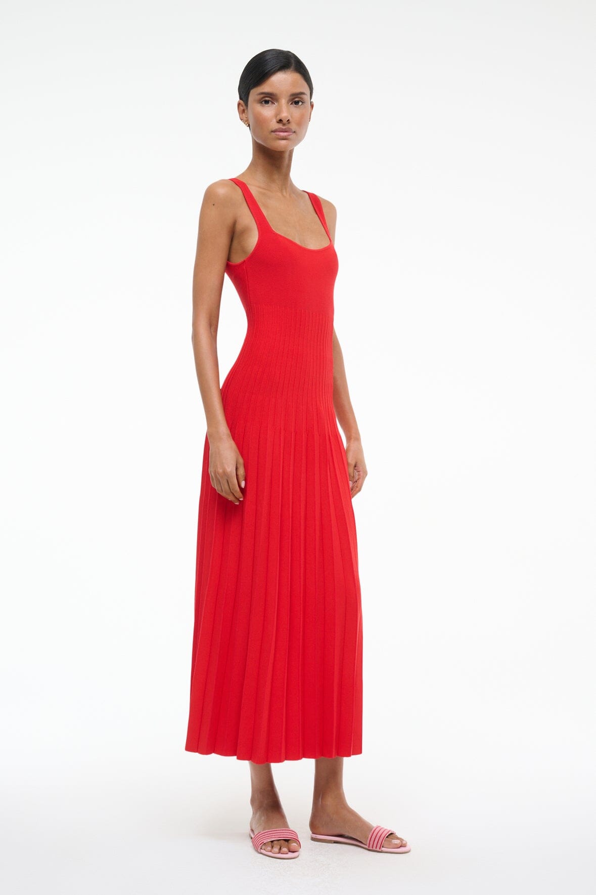 ELLISON DRESS RED ROSE
