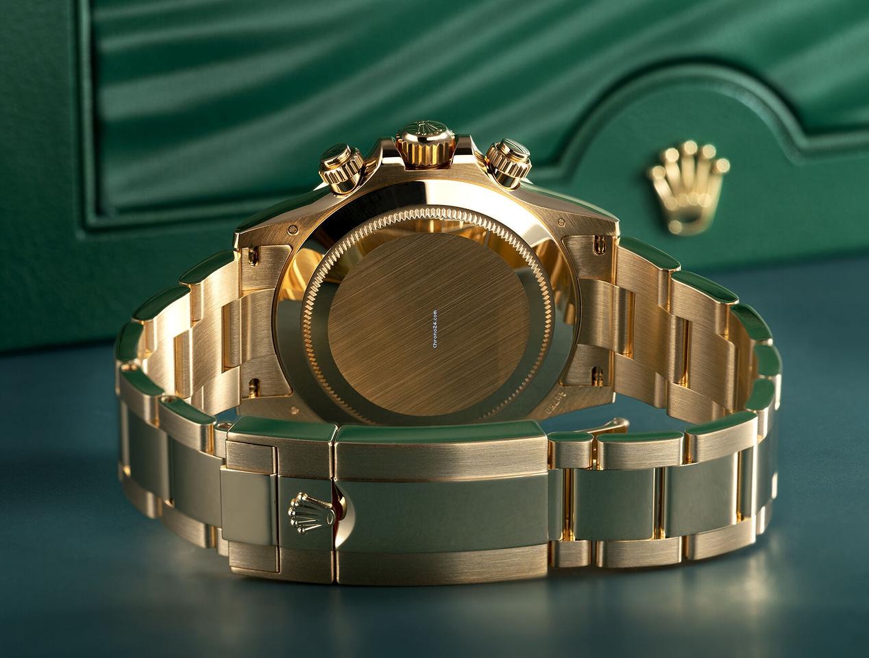Rolex | Daytona | 116508 | Yellow gold | 40 mm | Yellow gold | Green | Automatic
