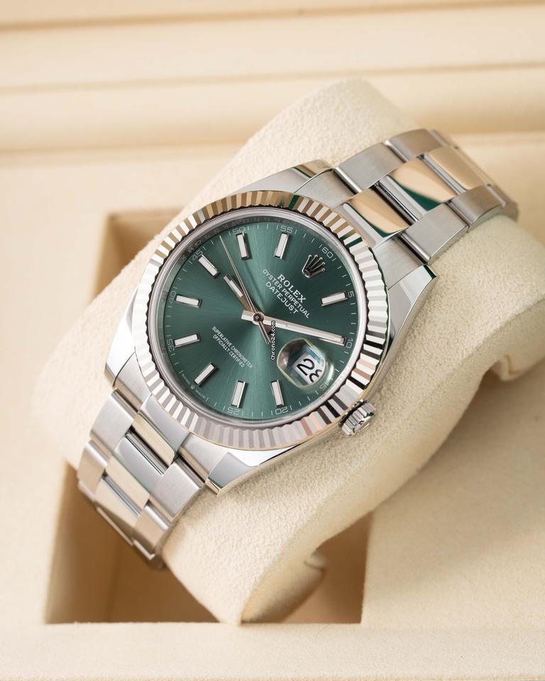 Rolex | Datejust | 126334 | Steel | 41 mm | Green | Automatic