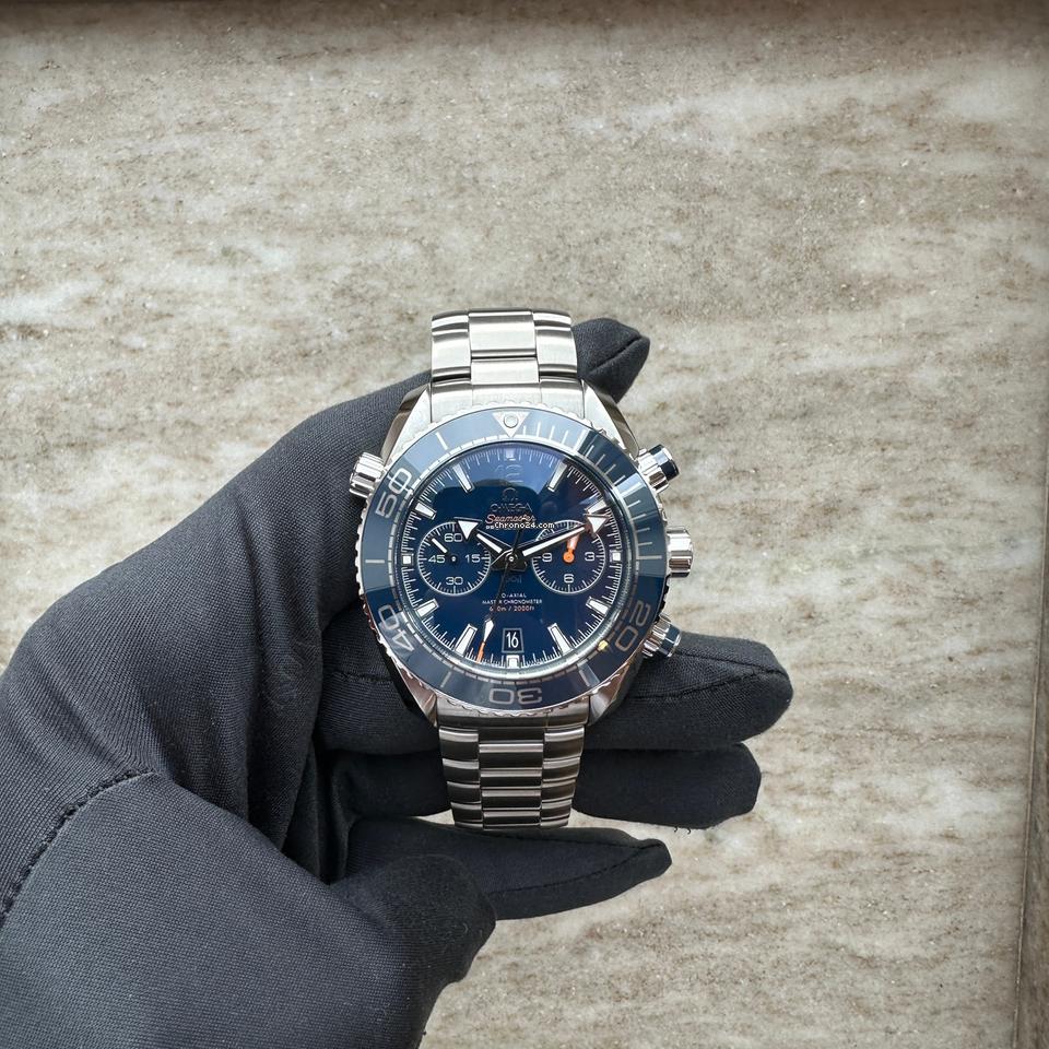 Omega Seamaster Planet Ocean Chronograph Blue Dial / On Stock / 215.30.46.51.03.001 / Full Sticker / Full Set / UNWORN / 2026