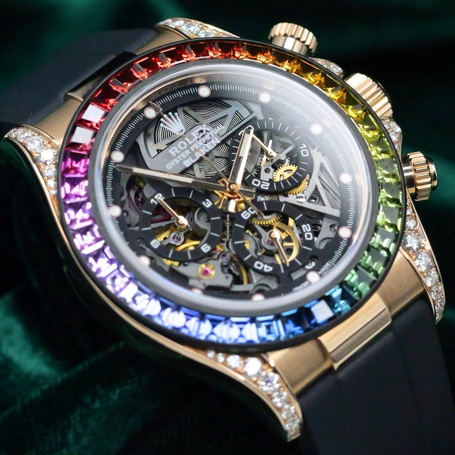 Rolex | Daytona | 116515ln | Rose gold | 40 mm | Rubber | Skeletonized | Automatic