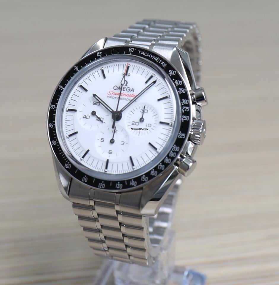 Omega Speedmaster Professional Moonwatch42mm - White Dial Unworn - Full Set