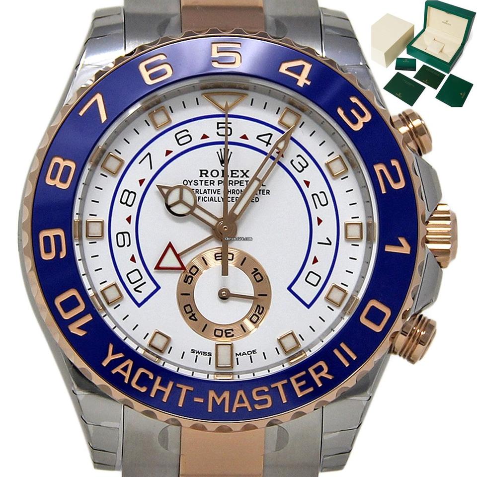 Rolex | Yacht-Master II | 116681 | Steel | 44 mm | Gold/Steel | White | Automatic