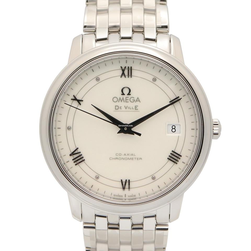 Omega De Ville Prestige Wrist Watch 424.10.37.20.04.001 Automatic SS NEW mens