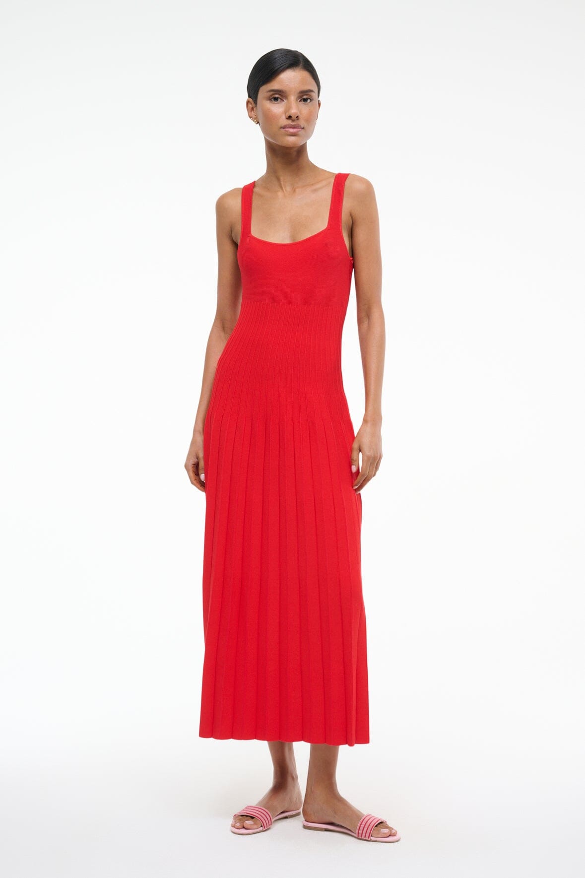 ELLISON DRESS RED ROSE