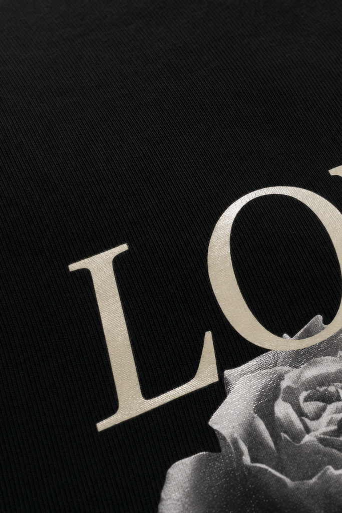 Voyd Love in Pieces Black T-shirt
