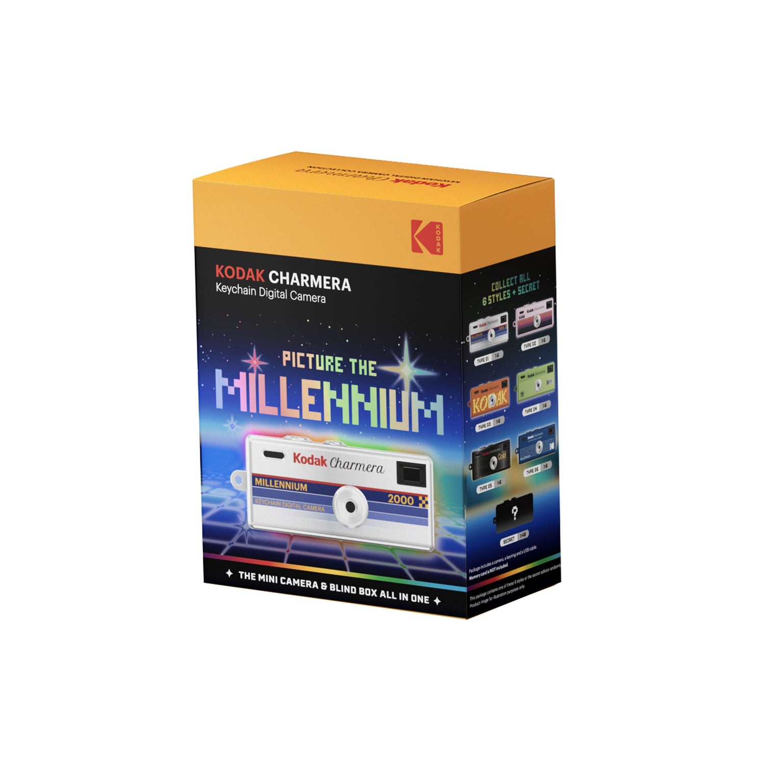 Kodak Charmera Keychain Digital Camera Blind Box Collection-Millennium