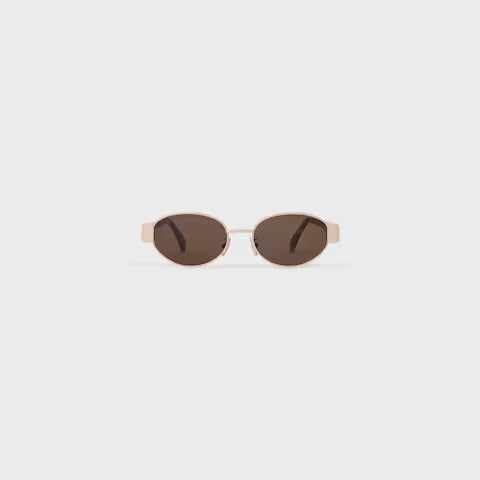 Celine Triomphe Metal 01 Sunglasses in Metal