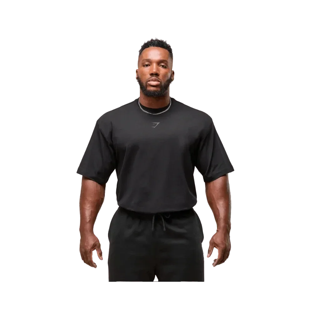 Gymshark Power T-Shirt Oversized Fit Black