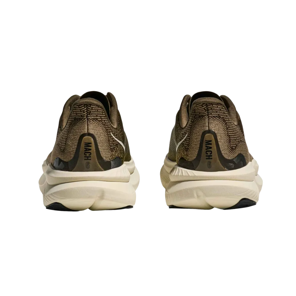 Hoka Mach 6 Antique Olive/Truffle Salt