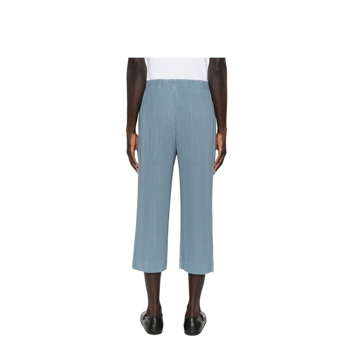 Pleated Design Cropped Pants