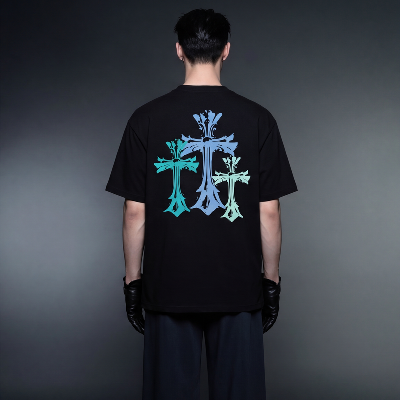 Blacklist Crosses Black T-Shirt