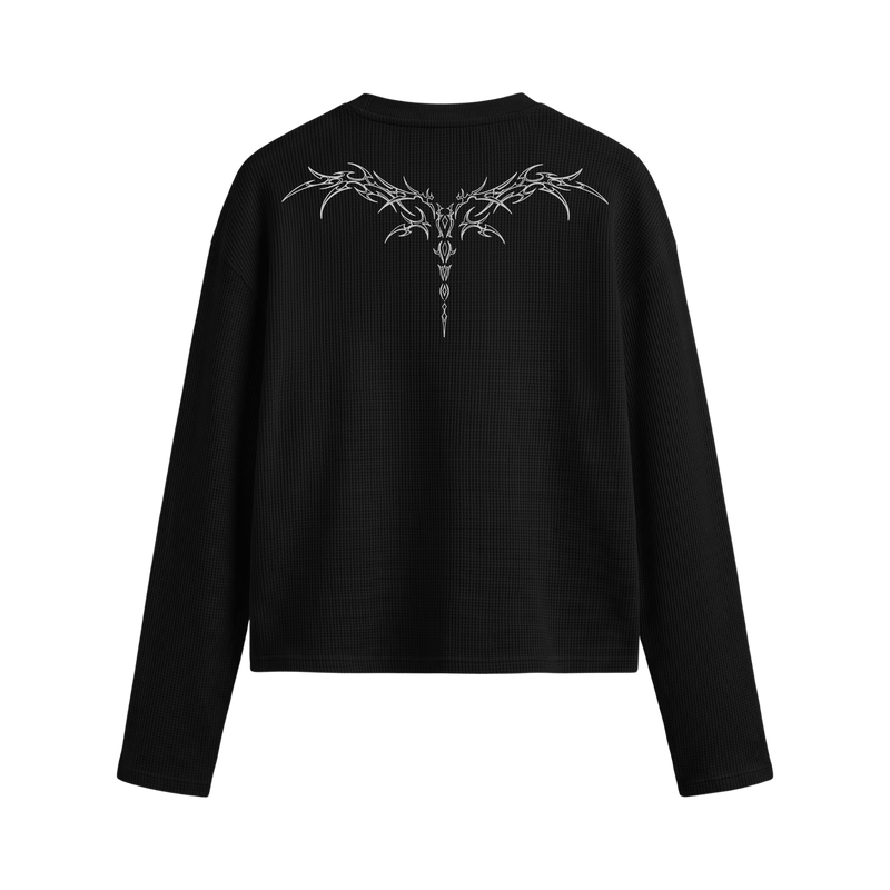 Blacklist Classic Noir Waffle T-Shirt Black