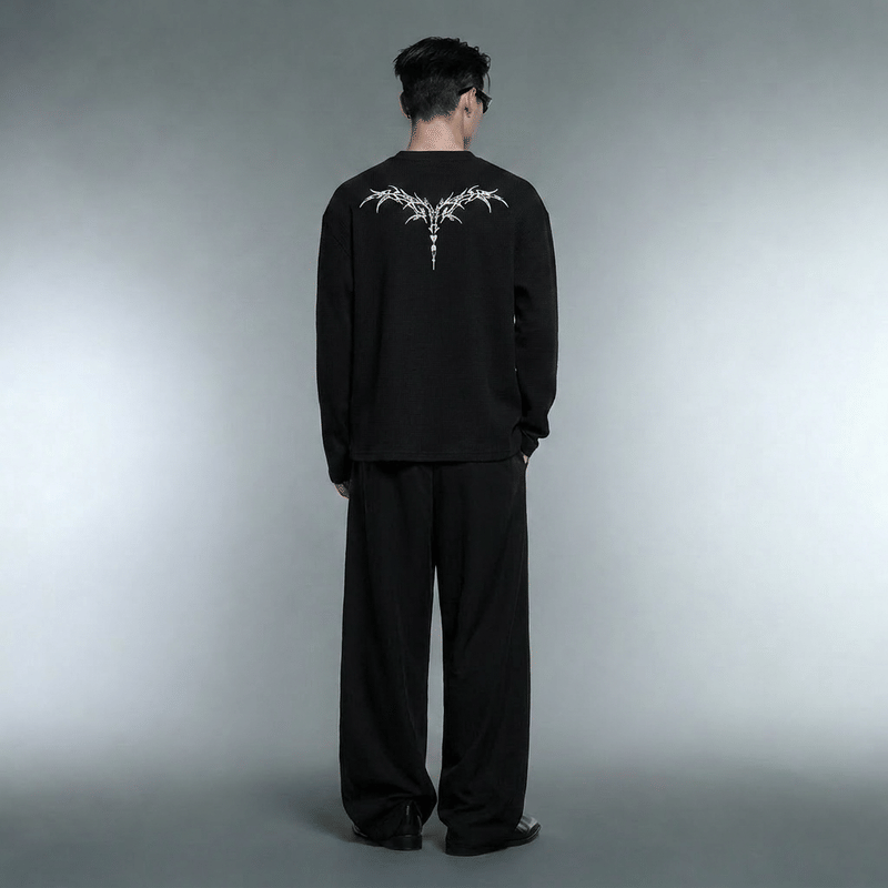Blacklist Classic Noir Waffle T-Shirt Black