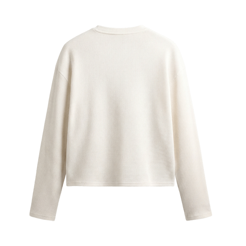 Blacklist Essence Waffle T-Shirt Off White