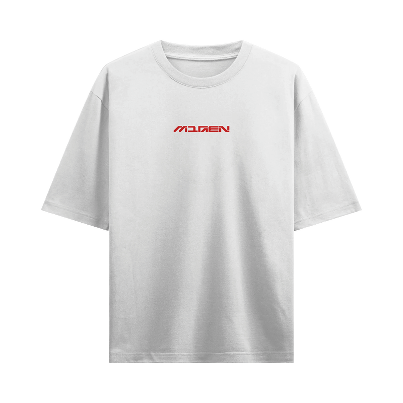 Myugen Die Rich Statement Oversized T-Shirt White