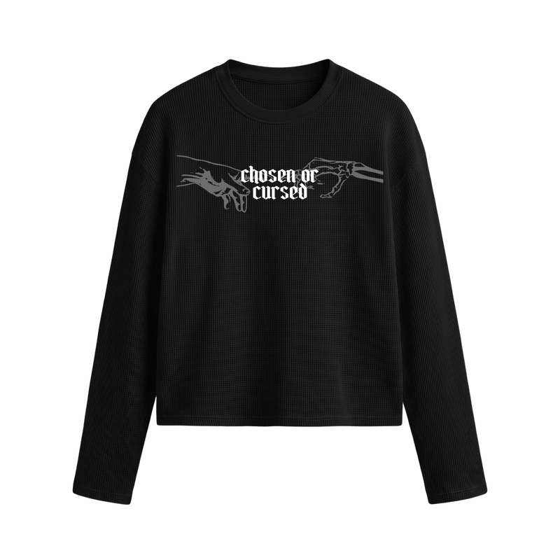 Myugen Duality Waffle Long Sleeve Black