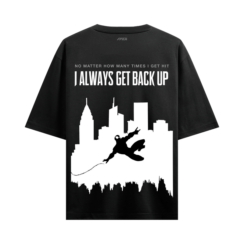 Myugen Get Back Up Oversized T-Shirt Black