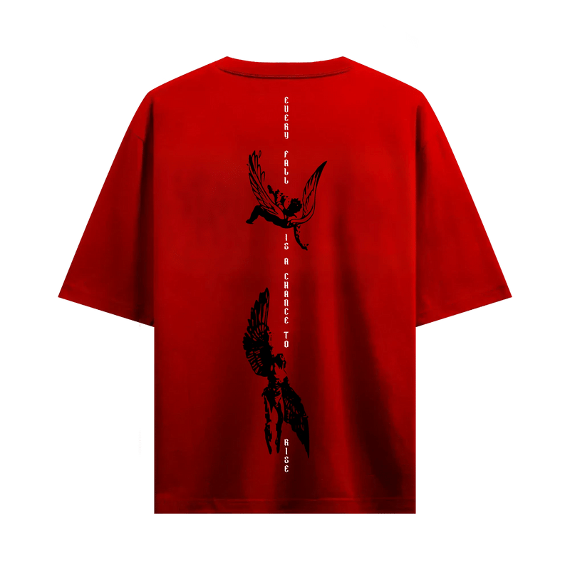 Myugen Reborn From Ruin Oversized T-Shirt Red