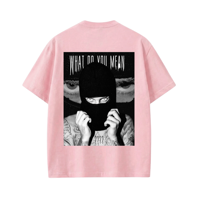 JUSTIN-What Do You Mean T-shirt(Pink)