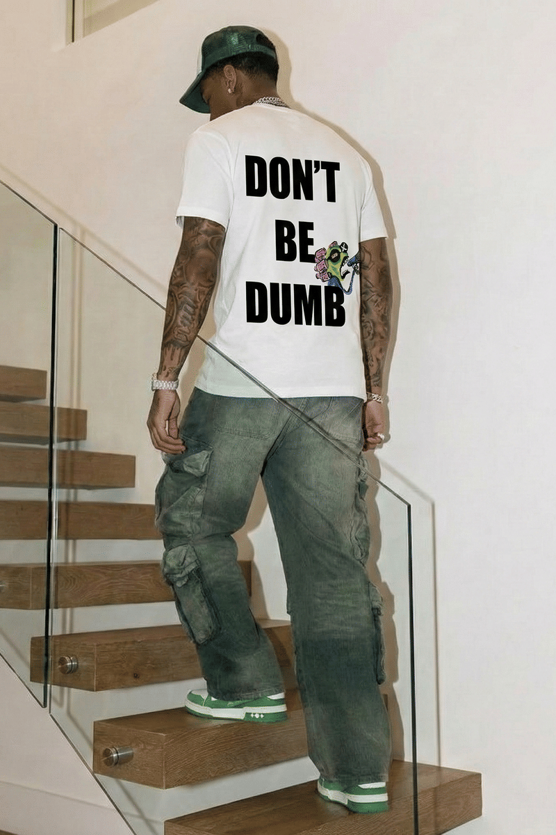 Rocky - Don't Be Dumb (White) T-shirt