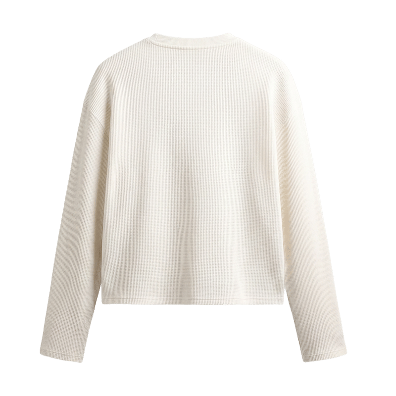 No Soul Muse Be Autyst Off White Waffle T-shirt