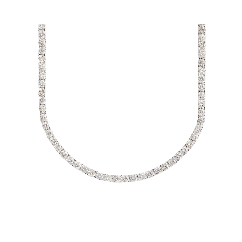 Micro Miami Cuban Link Chain in White Gold- 4mm