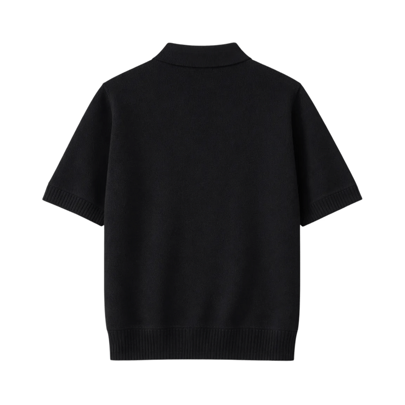 Legacy Classic Zip Polo - Noir Black
