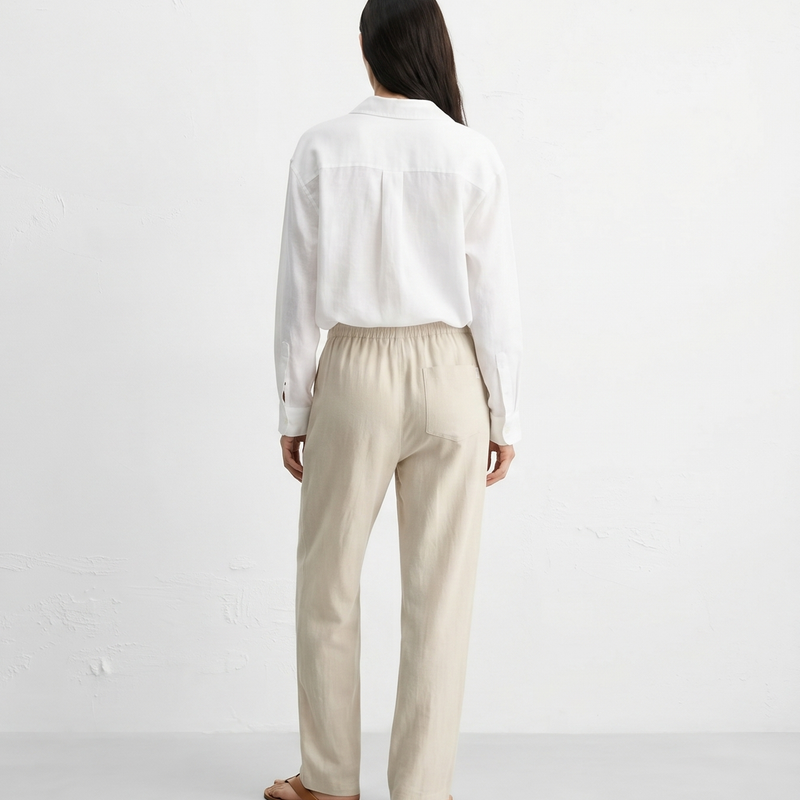 LINEN PANTS BEIGE