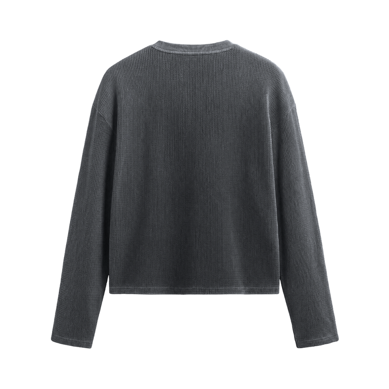 Reserve Relaxed Waffle Tee - Vintage Ash
