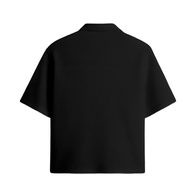 Waffle Shirt Black