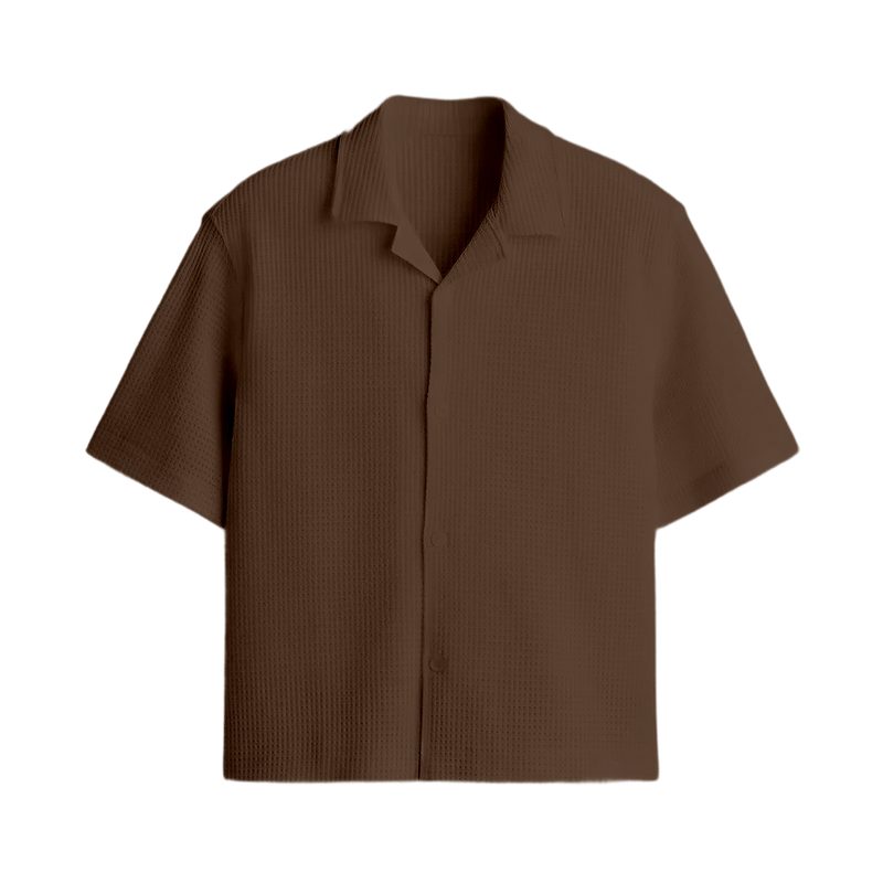 Waffle Shirt Brown