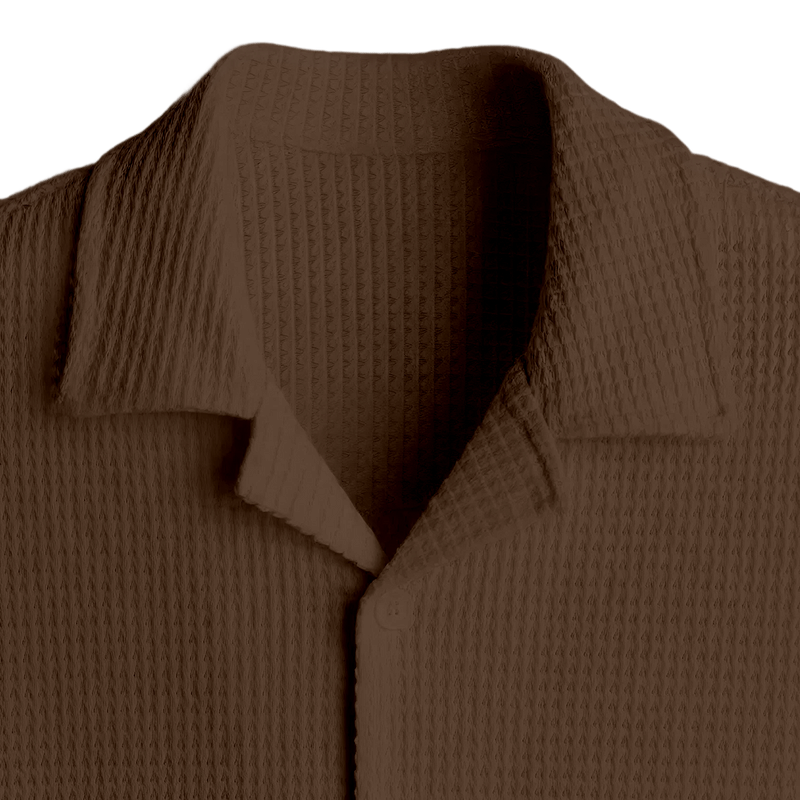 Waffle Shirt Brown